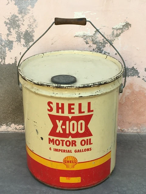 Bidon D'huile Moteur Cushman Vintage – Format Quart (USA, Neuf)