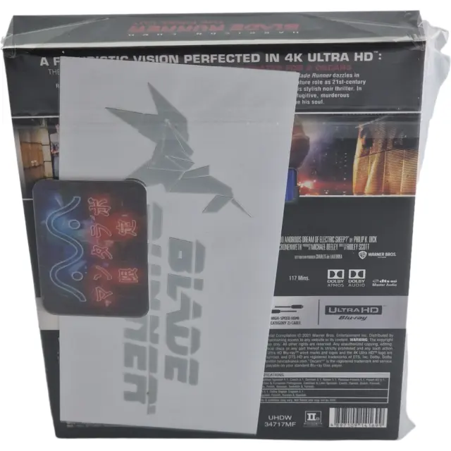 Blade Runner Final Cut 4 K UHD + Blu-ray Steelbook (Full Slip) Montalab 1000 Ex 3