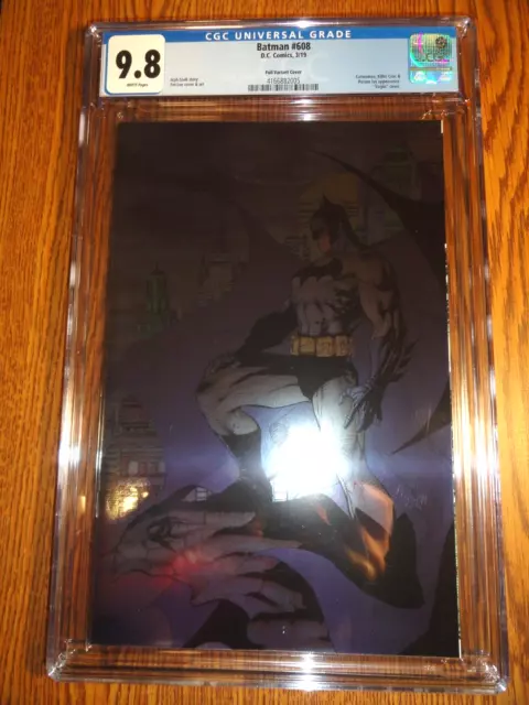 Batman #608 Jim Lee Custom Foil Variant Cover CGC 9.8 NM/M 2019 Detective DC