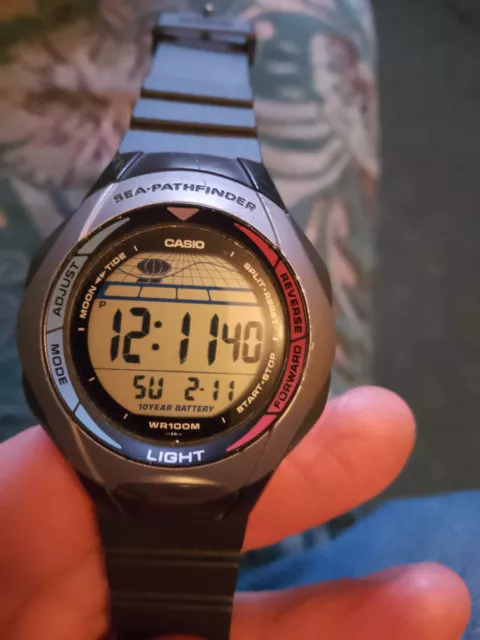 Casio sea pathfinder sps 300 strap top