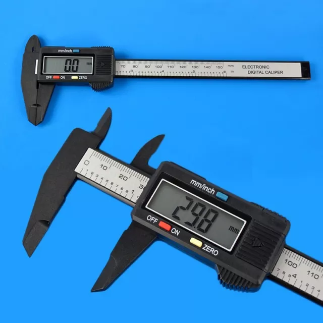 6inch 150mm Digital Composite Carbon Fiber Vernier Caliper Electronic Micrometer