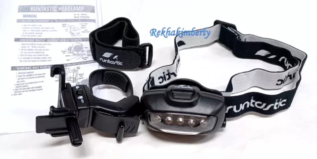 Runtastic HEADLAMP MENS PEDOMETER One Size, Black