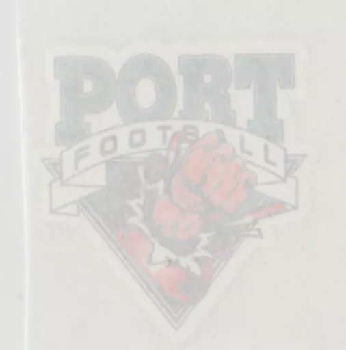 PORT ADELAIDE  FOOTBALL  ClUB  1970  vintage  TRANSFER  LOGO  SMALL