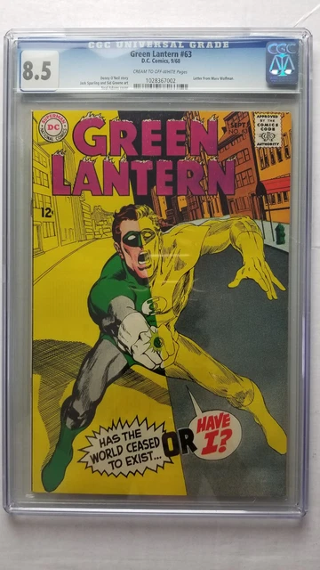 Green Lantern #63 CGC 8.5 VF+