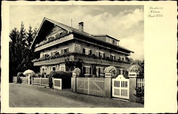 Ak Bad Tölz im Isartal Oberbayern, Straßenpartie mit Blick auf das... - 10081454