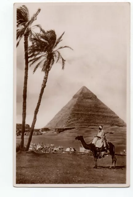 EGYPTE - Egypt - Old Postcard - LE CAIRE - Cairo - cp Photo Pyramide de Chefren