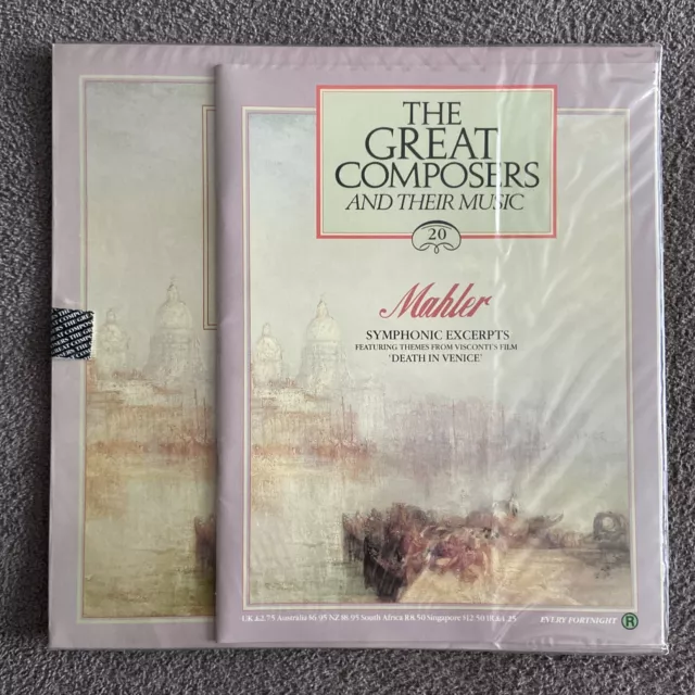 Mahler Symphonic Excerpts - Death In Venice - 12” Vinyl LP & Book 410 497-1 MINT
