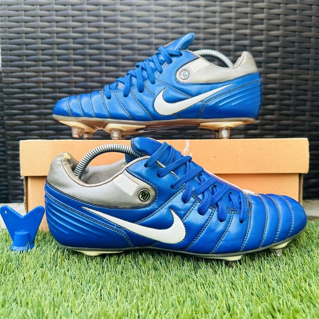 NIKE TOTAL 90 Shift Plus Football Boots Blue SG Mens Size UK 8 2006 27.50 PicClick UK