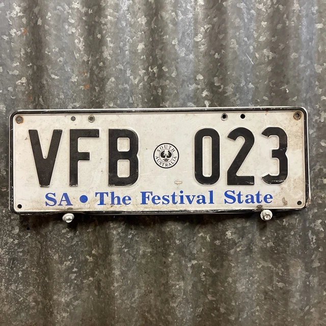 VINTAGE SOUTH AUSTRALIAN PLATE SA Collector’s Car Number Plate Sign 12