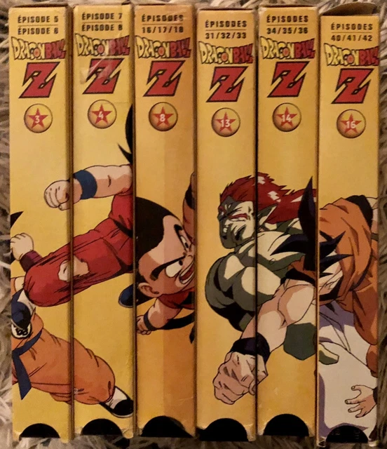 6 CASSETTE VHS Série Complète Dragon Ball Z DBZ Oav Fresque Jaune EUR 59,90 PicClick DE