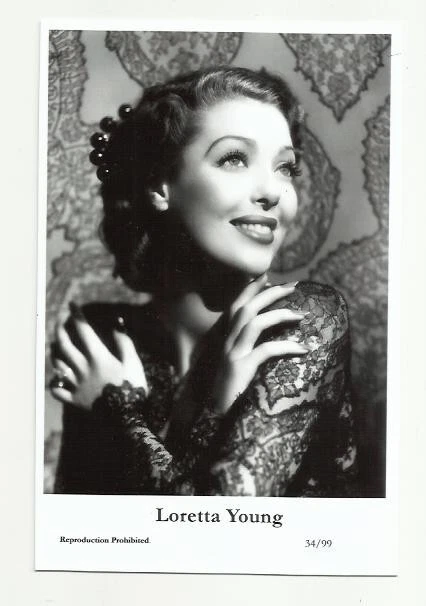 (Bx28) Loretta Young Swiftsure Photo Postcard (34/99) Filmstar Pin Up Glamor