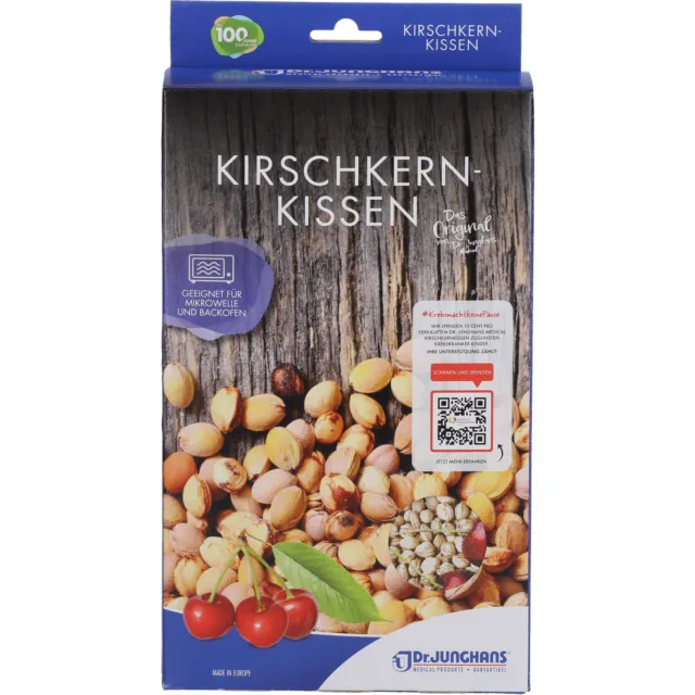 DR. JUNGHANS Kirschkernkissen 20 x 30 cm für Mikrowell, 1 St. Kissen 1440623