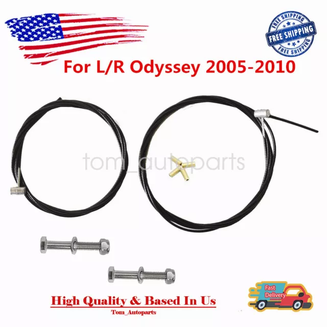Sliding Door Cable Replace For Honda Odyssey 2005-2010 W/Pulley Rebuild Kit L/R