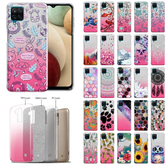 For Samsung Galaxy A12 5G (2020) A125 6.5" Bling Gradient Glitter TPU Case Cover