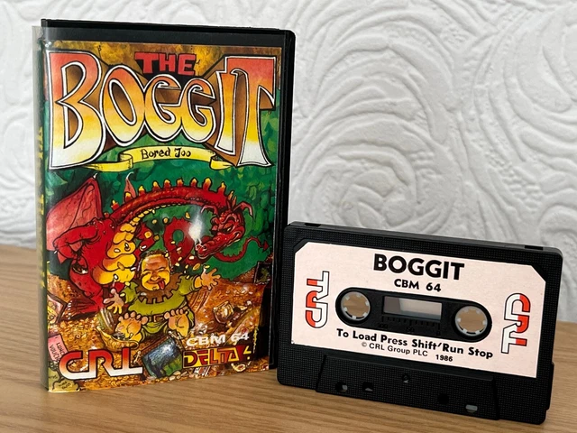 CRL THE BOGGIT Commodore 64 Cassette - Rare & Working -👽👾Retro Gift ...