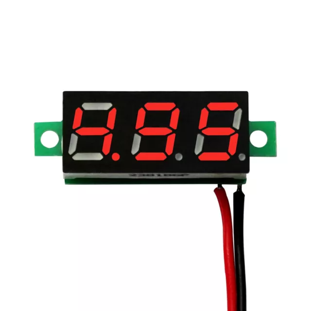 LED Voltmeter -rot- mini Einbau Spannung Digital LED Anzeige 0.28 Zoll | 3V-30V 3