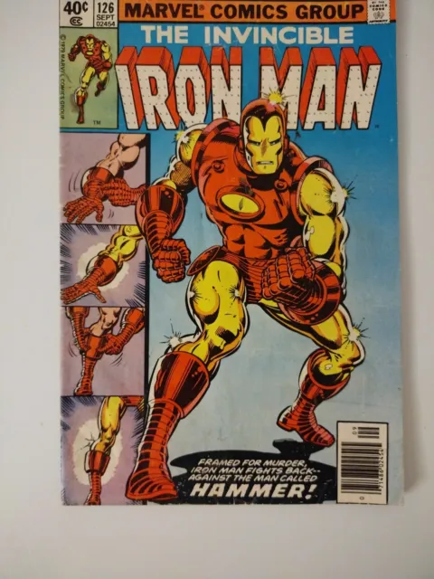 The Invincible Iron Man #126 Marvel Comics 1979 Bronze Age