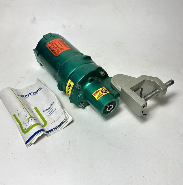 NEW Lightnin EV6P75AM Gear Drive Mixer 3/4HP Reliance Electric P56X1337T
