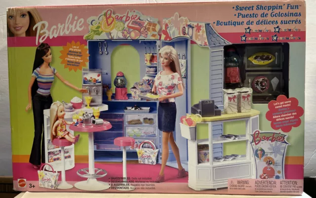 MATTEL BARBIE DECOR COLLECTION YELLOW KITCHEN PLAYSET b6273