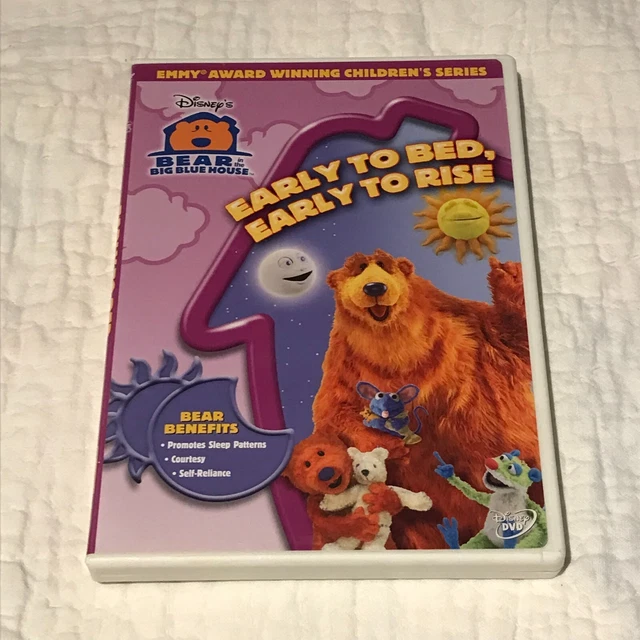 BEAR IN THE Big Blue House Early to Bed Early to Rise DVD $19.95 ...