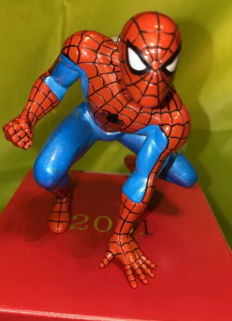 HALLMARK 2021 MARVEL Spider-Man METAL Premium Keepsake Ornament SPIDERMAN