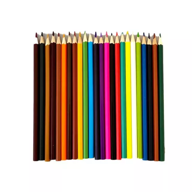 24 Colours Colour Color Pencil Pencils Drawing Sketch Fine Art Student School