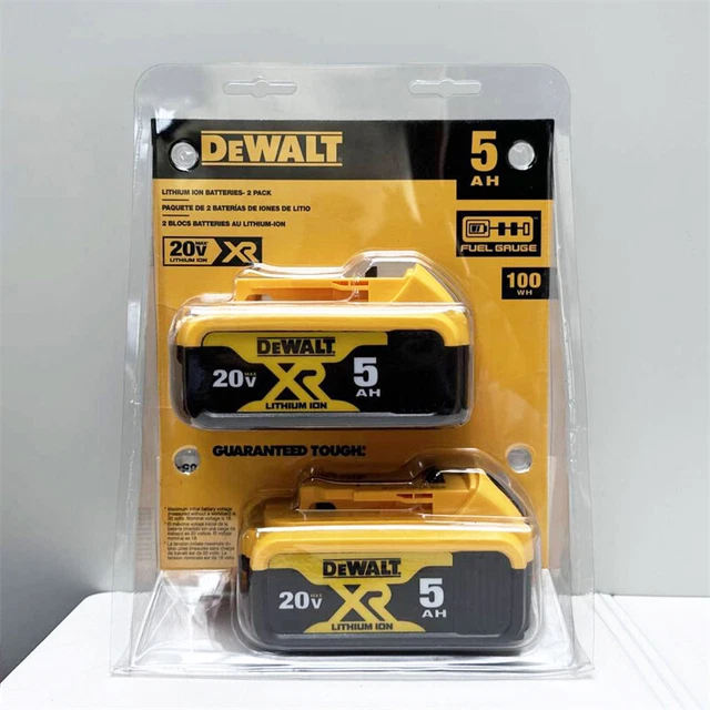 2 PCS Sealed Dewalt DCB205 20V MAX XR 5.0 Ah Compact Li-ion Power Tool Battery!