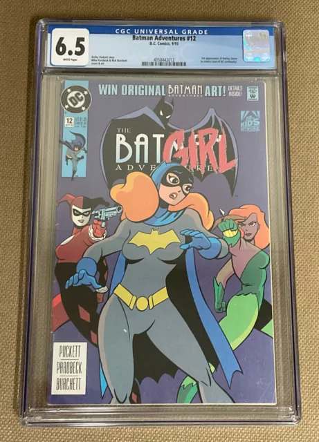Batman Adventures #12 CGC 6.5 - 1st Appearance Harley Quinn DC 1993 White Pages