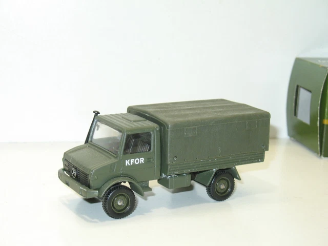 Solido Mercedes Unimog Bâché 1/50 - Véhicule Militaire Vert - Neuf Accessoires - France