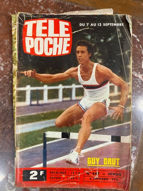 TÉLÉ POCHE N° 108 31 janvier 1968 jeux olympiques ski Killy EUR 20,00