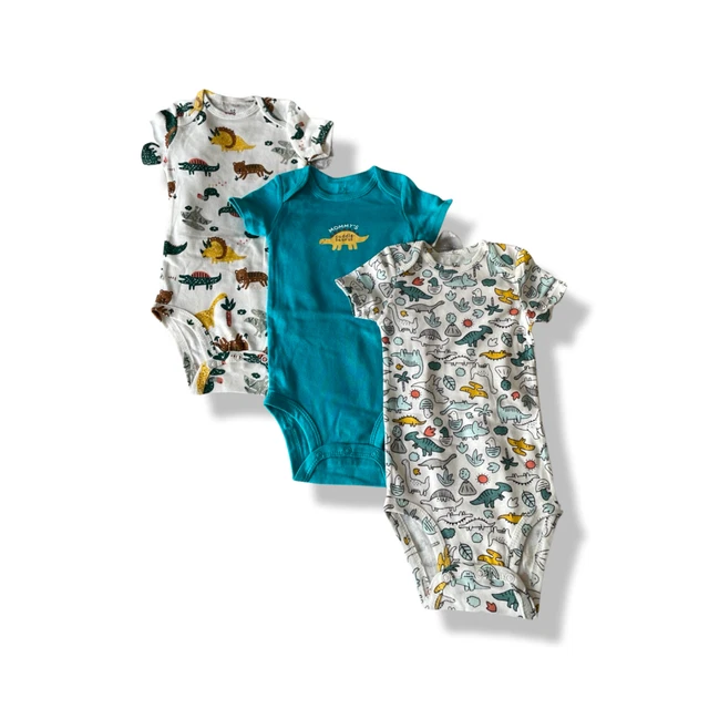Baby/Toddler- Boys - 3 Pack Baby Grows Vests Set - UK Seller -  12-18 months