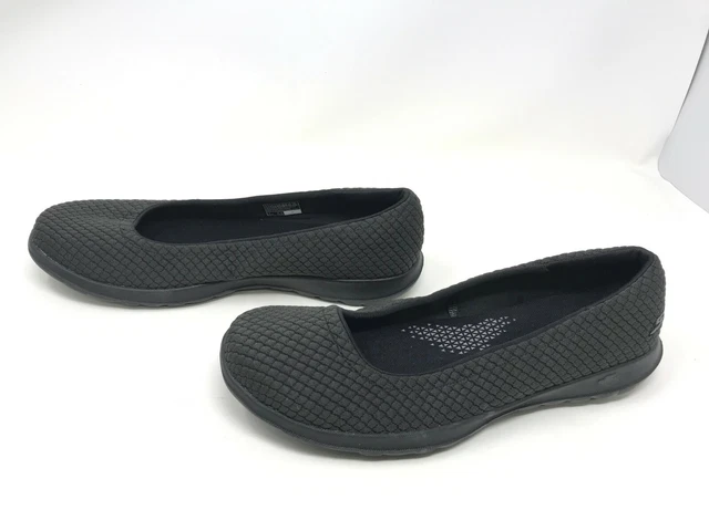 WOMENS SKECHERS 15402 GOWALK LITE GEMMA Black ballet flats 406A 30.15 PicClick