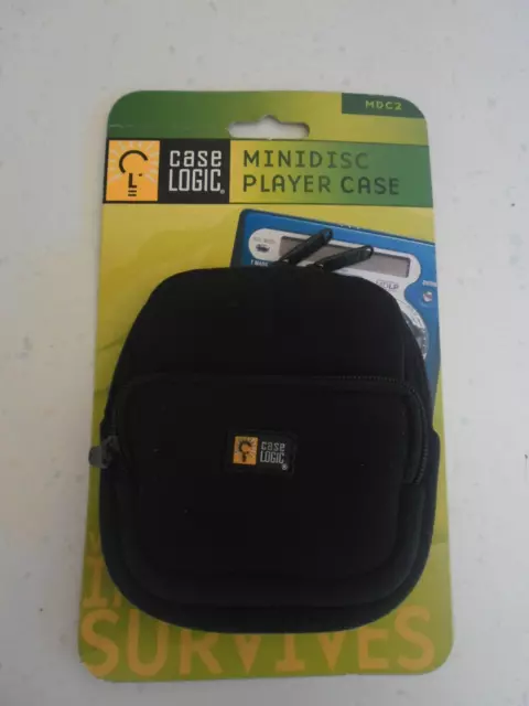 Case Logic MD C2 Portable MiniDisc Player Storage Case For Net / Hi-Md