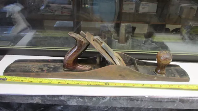 Old Stanley Bailey No. 7 Smooth Bottom Wood Plane