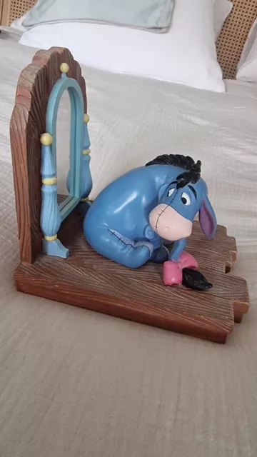 Disney Winnie the Pooh Eeyore Figurine Bookend Statue Vintage Rare