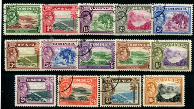 DOMINICA 1938-47 TO 10/- SG99/108a SUPERB USED