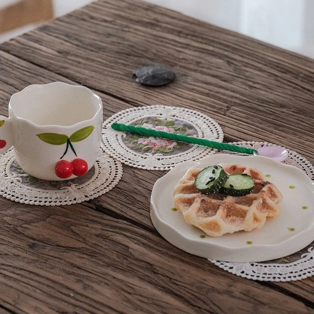 Juego de mesa de cocina de hotel duradero 12 cm decoración limpiable