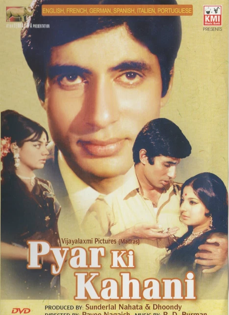 PYAR KI KAHANI Amitabh Bachan, Anil Dhawan -nouveau Bollywood