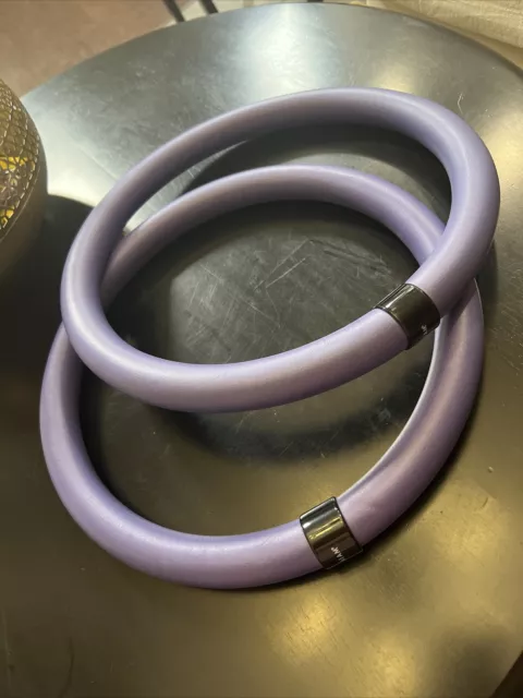 GAIAM Pilates Lower Body Toning Rings Purple Yoga Body Circles (2)