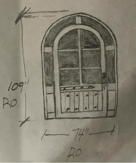 Rustic reclaimed lumber side lites door solid wood story book castle glass door 4