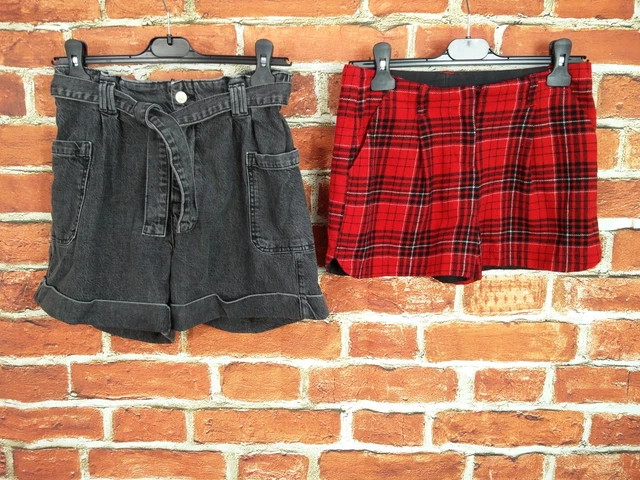 Girl Bundle Age 11-12 Years Next Zara Shorts Set Denim Tartan Casual Smart 152Cm
