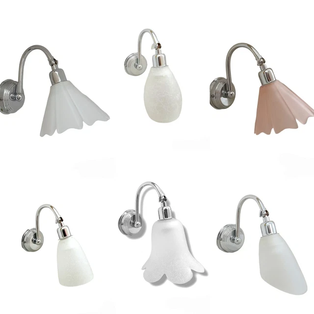Alise Mensola Da Bagno A Parete In Vetro Temperato E Acciaio Inox, Cromo Lucido, 61 Cm - Ripiano Portaoggetti Per Doccia E Cucina