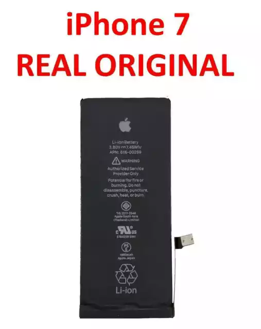 REAL Original iPhone 7 Battery 1960 mAh FREE TOOLS AND STICKY STRIPS