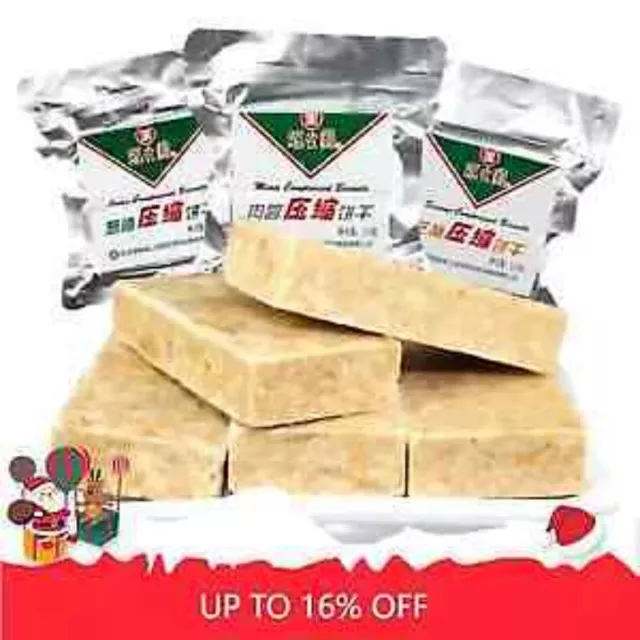 Compressed Crackers Outdoor Chinese Snacks 118g*5 bags Mixed Flavor Raw Sauce