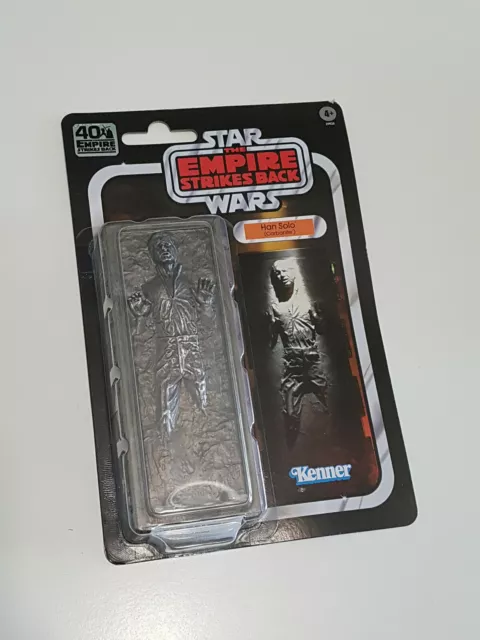 Star Wars Han Solo Carbonite hasbro black series kenner new 40th anniversary