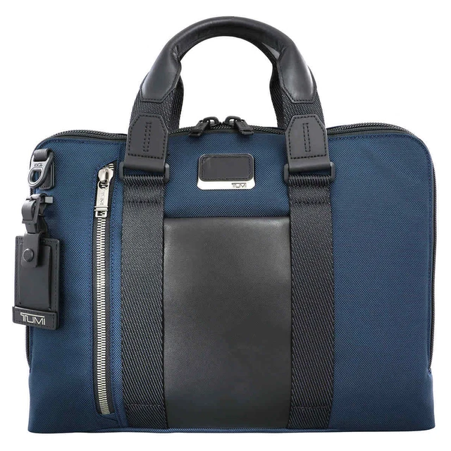 Tumi Navy Alpha Bravo Aviano Slim Briefcase 0232390NVY