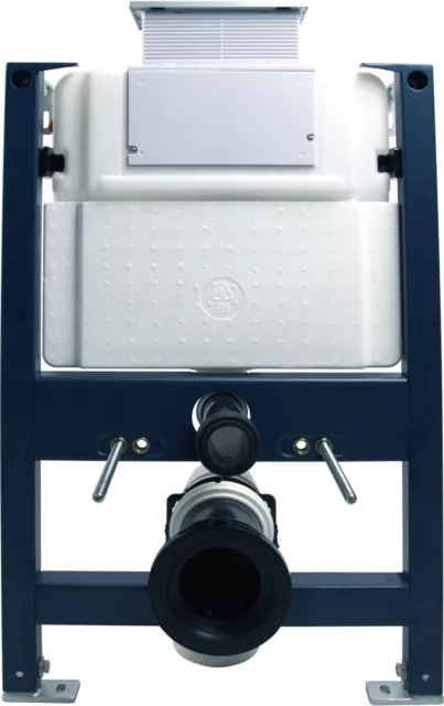 Spülkasten Vorwandelement für Wand WC mit Betätigungsplatte satin G3005A