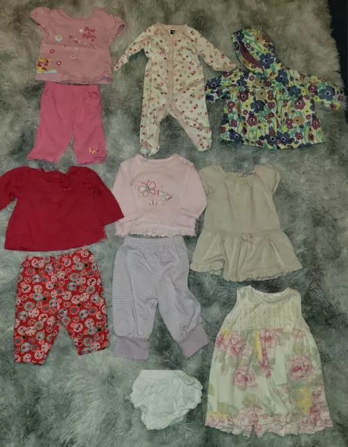 Baby Girls Clothing Bundle Collection 0-3 Months Newborn Next GAP Disney Mini