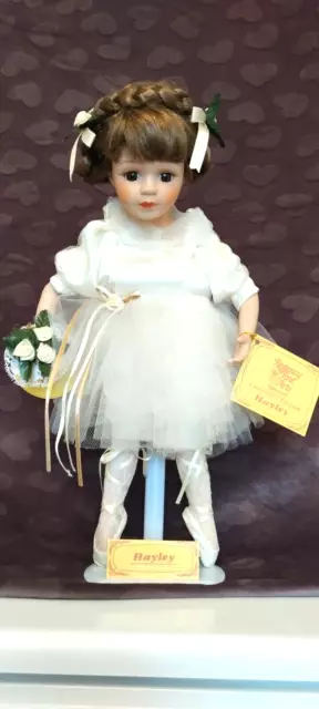 Regency Fine Arts Porcelain Doll Hayley New and Boxed 17"