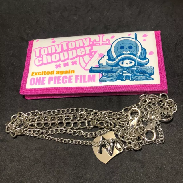 ONE PIECE FILM Z 3 chain wallet TONYTONY.Chopper white pink